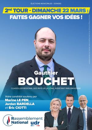 Circulaire électorale de la liste municipale Rassembler Donges (second tour)