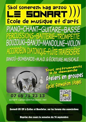 Le Sonart - Livret 2026 2027