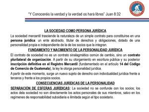 8 La Sociedad Como Persona Jurídica
