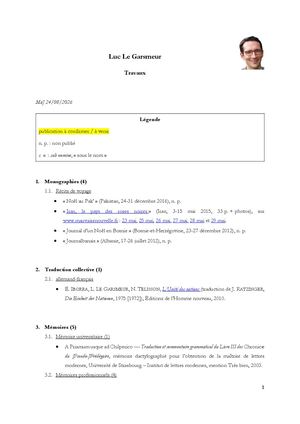 Travaux