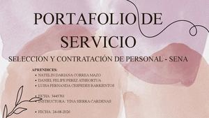 Presentación De Portafolio De Servicios De Negocio Agencia Acuarelas Y Líneas Orgánicas Beige Y Lavanda