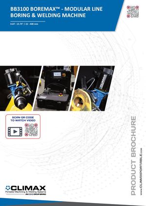 CLIMAX BB3100 BOREMAX Line Boring & Welding Machine