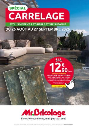 Mr Bricolage Carrelage septembre 2026