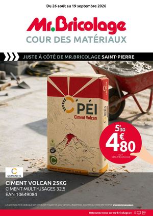 Mr Bricolage Cour des matériaux septembre 2026