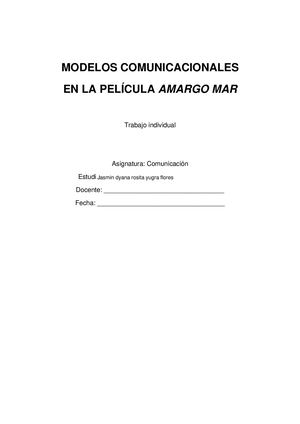 Trabajo Amargo Mar Calameo Jasmin Dyana