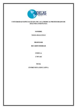 Revista de educación especial