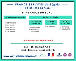 Itinérance France Services 2ème Semestre 2026