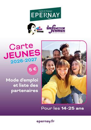 Carte Jeunes : liste des partenaires et mode d'emploi (2026-2027)