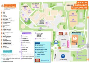 Forum des associations - Plan et programmation - Launaguet