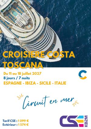 Croisiere Costa Toscana