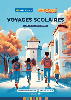 Brochure Voyages Scolaire 2026 27