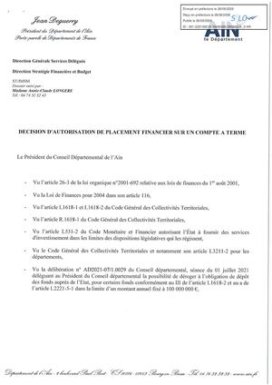 Ar Décision Dépot 10 000 000