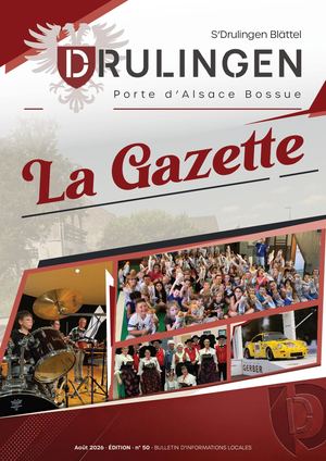 Gazette 50 Drulingen Août 2026
