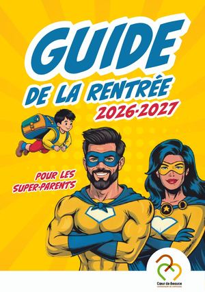 Guide de la rentrée scolaire 2026-2027