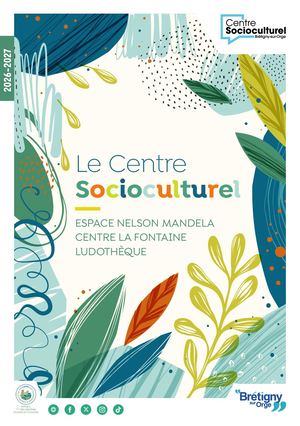Plaquette Du Centre Socioculturel 2026 2027