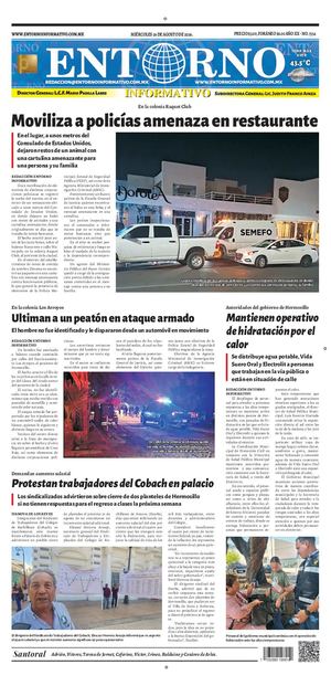 Entorno Informativo 260826