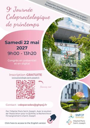 Journée Coloproctologique De Printemps 2027