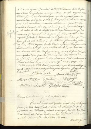 1885 - Délibérations