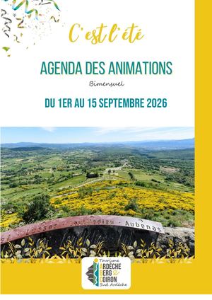 Début Septembre 2026 Agenda