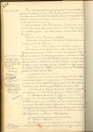 1898 - Délibérations