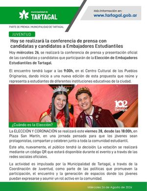 Partes de Prensa - 26/08/2026