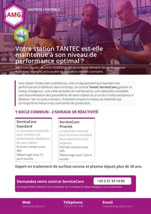 Catalogue Services Traitement de Surface – AMG Solution