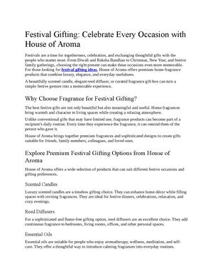 Festival Gifting