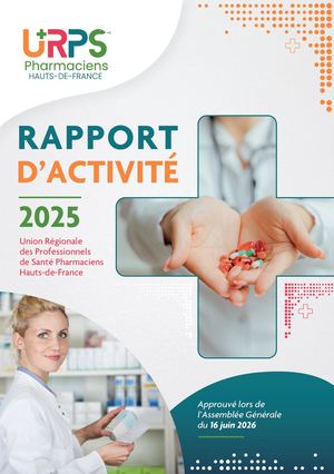 Rapport d'activité 2025 - URPS Pharmaciens HDF