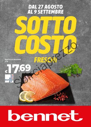 Volantino Bennet Dal 27 Agosto Al 09 Settembre 2026