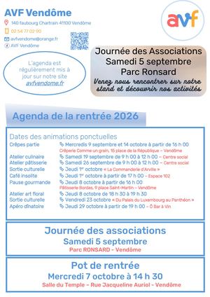 Agenda Rentrée 2026