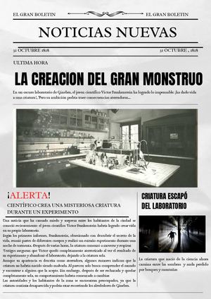 Black And White Modern Creative Expression Newspaper Poster