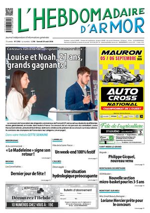 L'Hebdomadaire d'Armor n°3763 du samedi 29 août 2026