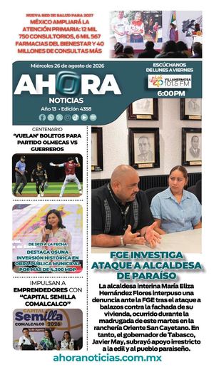 MIÉRCOLES 26 DE AGOSTO 2026