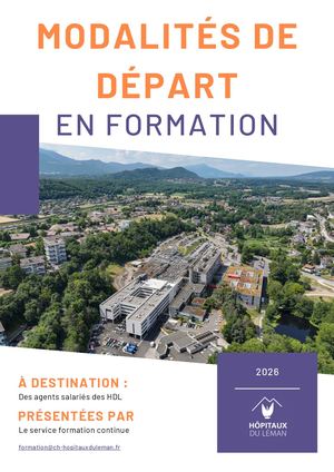 Modalités De Départ En Formation 2026