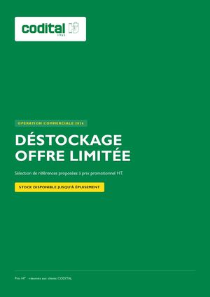 DESTOCKAGE 2026
