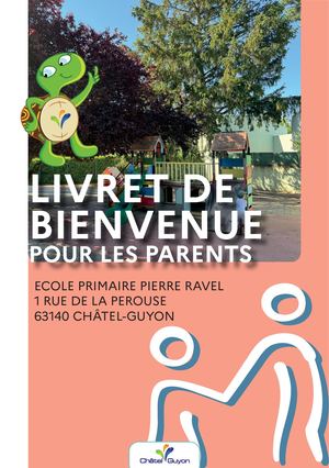 Plaquette Bienvenue A Lecole Pierre Ravel