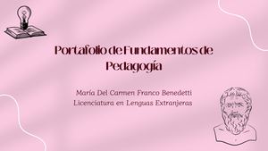 Portafolio María Franco Benedetti