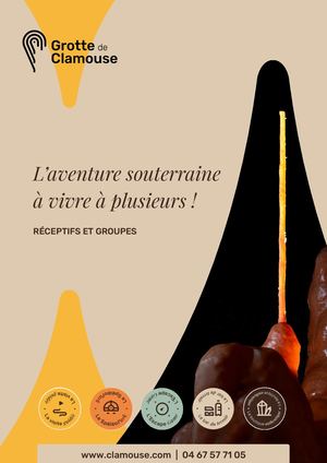 Clamouse Dépliant Groupe 2027