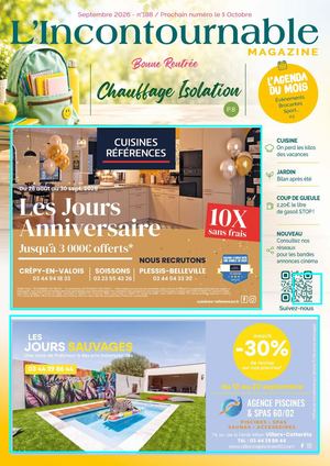 L'incontournable magazine septembre 2026