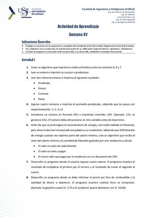Solucionario Poo I Variables Y Constantes
