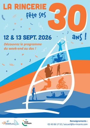 Programme 30 ans de la Base de Loisirs de la Rincerie - septembre 2026 Pays de Craon