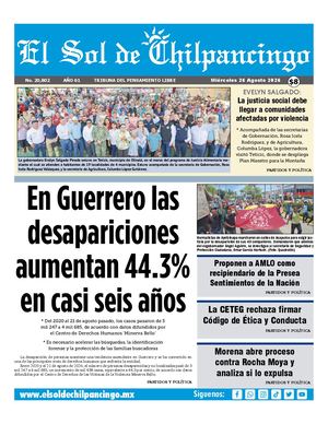 El Sol De Chilpancingo 26 Agosto 2026 Compressed