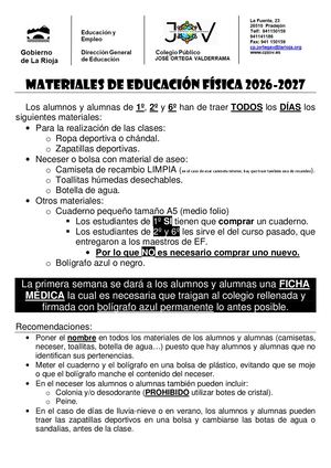 2026 2027 Circular Comienzo De Curso Ef