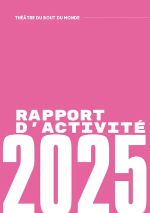 Rapport D'activité 2025