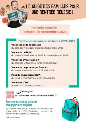 Guide Scolaire 2026 2027
