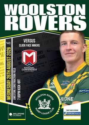 2026 Woolston Rovers v Clock Face Miners 26082026