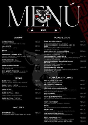 Bar Bq Menu