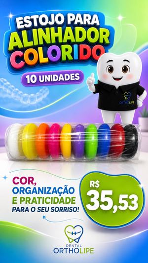 Estojo Para Alinhador Colorido