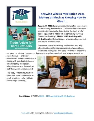 Afch Medications Blog Post Trade Article