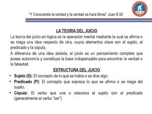 Clase 8 Teoria Del Juicio